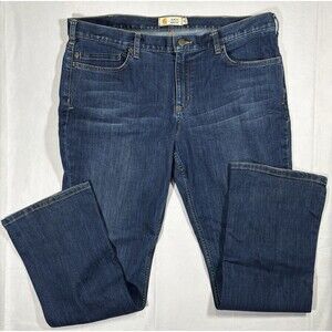 Carhartt Jeans Women’s 18 Slim Fit Boot Cut Denim Navy Blue